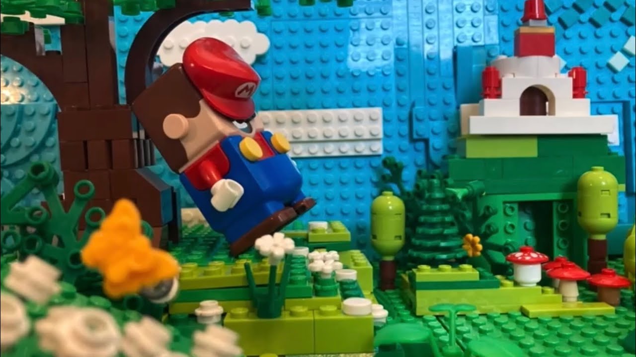 The super Mario Galaxy movie teaser in Lego stop motion. *Subscribe to my channel*