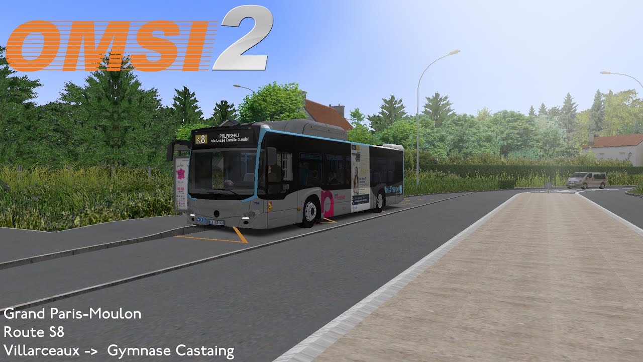 OMSI 2 - Grand Paris-Moulon Route S8 to Gymnase Castaing