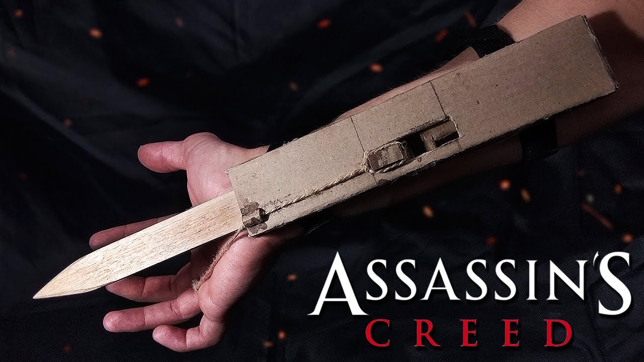 Как сделать Скрытый Клинок Ассасина из Assassin’s Creed