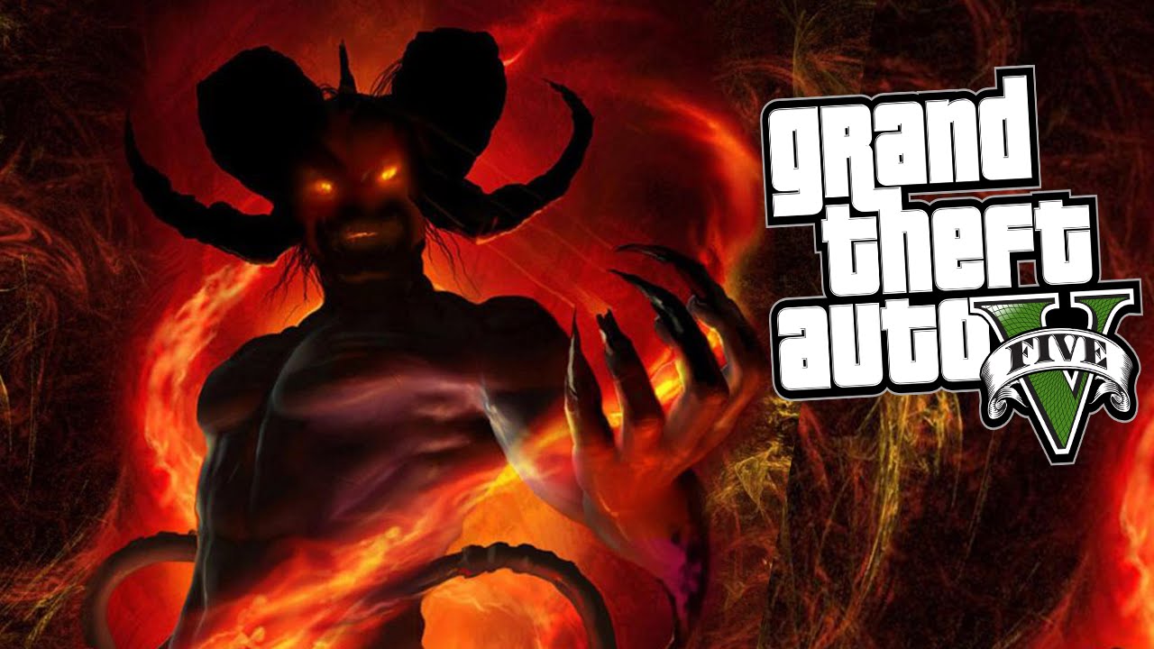 MATANDO AL DIABLO EN GTA 5!! - GTA V PC MISTERIX MOD!
