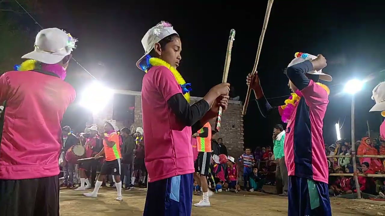 সাহেব পাড়া পশ্চিম পাড়া ছোটো বাচ্চাদের লাঠি খেলা