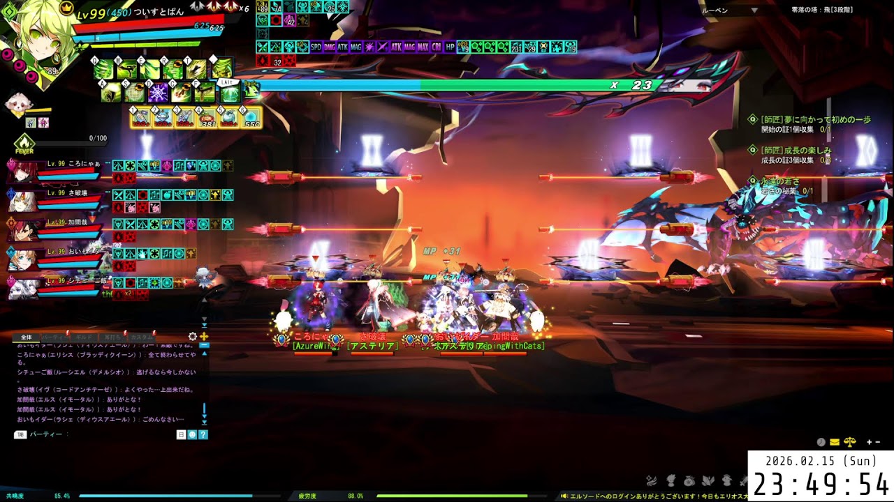 【ELSWORD】20260215 週末零落倶楽部