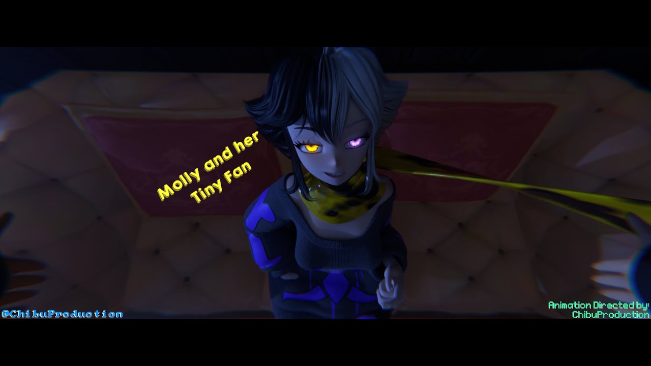 [Original Character Giantess Animation] - Molly and her Tiny Fan