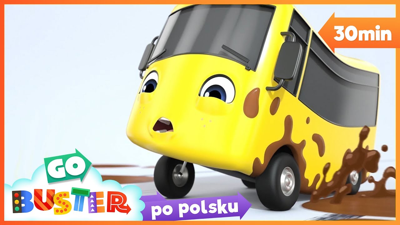 Błotnista pułapka | Autobus Buster | Bajki dla dzieci po polsku | Go Buster