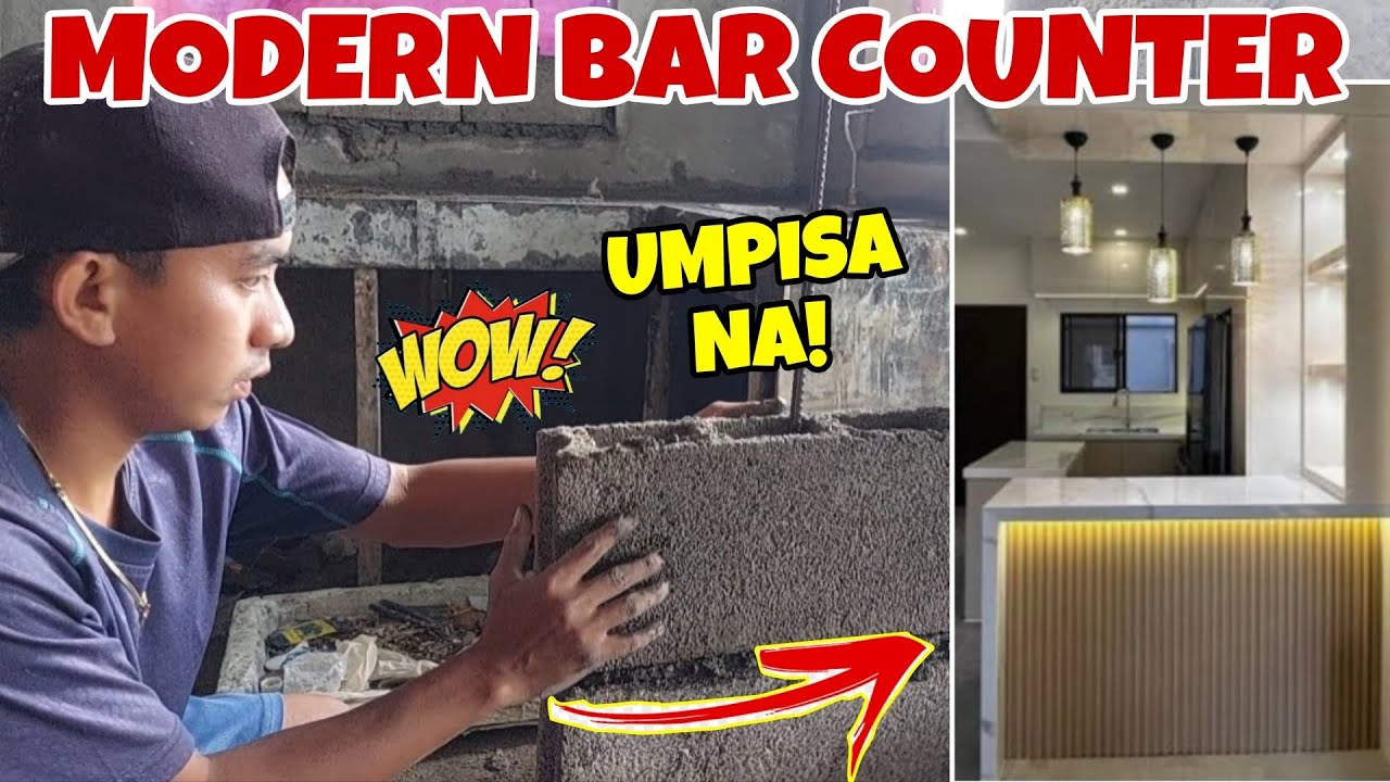 MODERN BAR COUNTER SA ATING DREAM KITCHEN #DREAMHOUSE