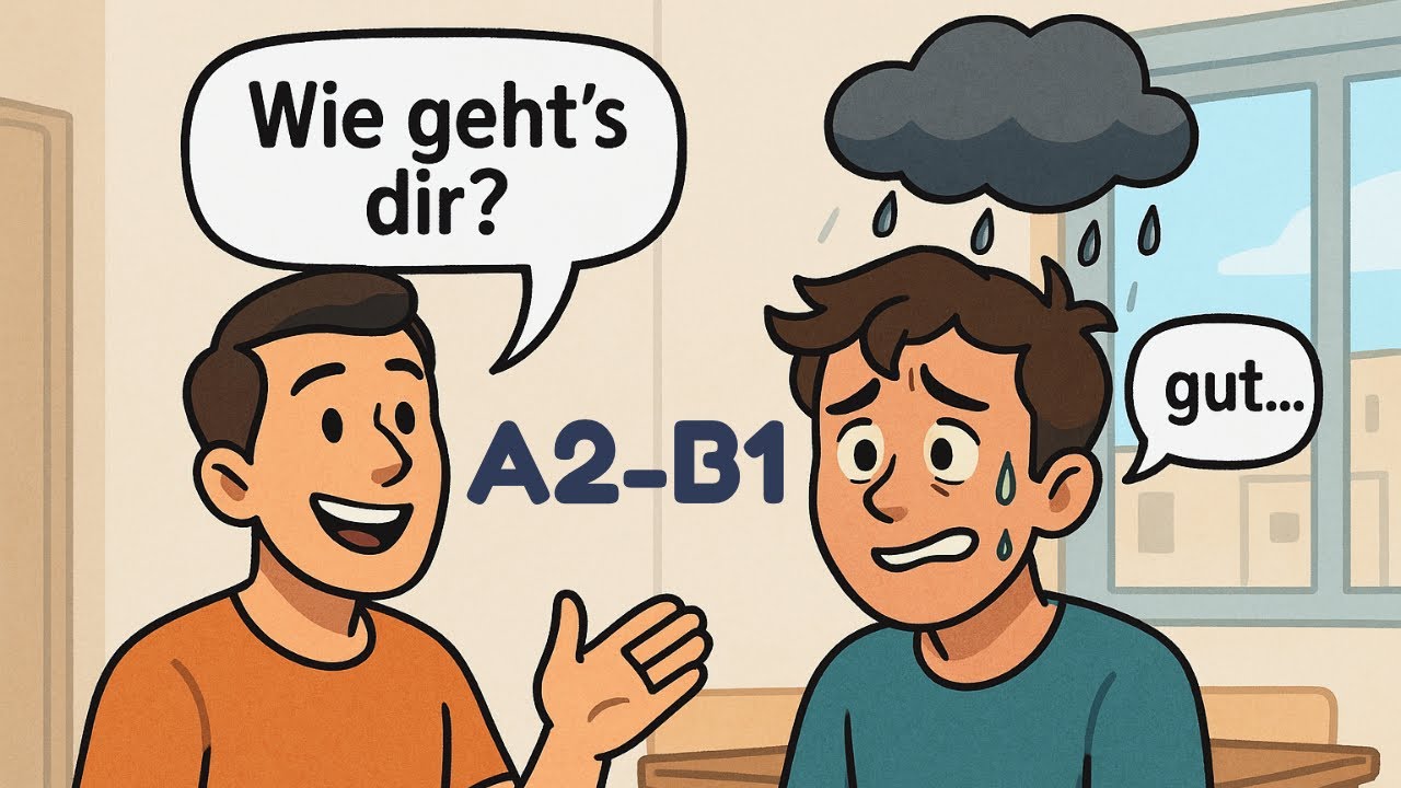 Gefühle auf Deutsch – 30+ echte Redewendungen (A2-B1 🇩🇪)