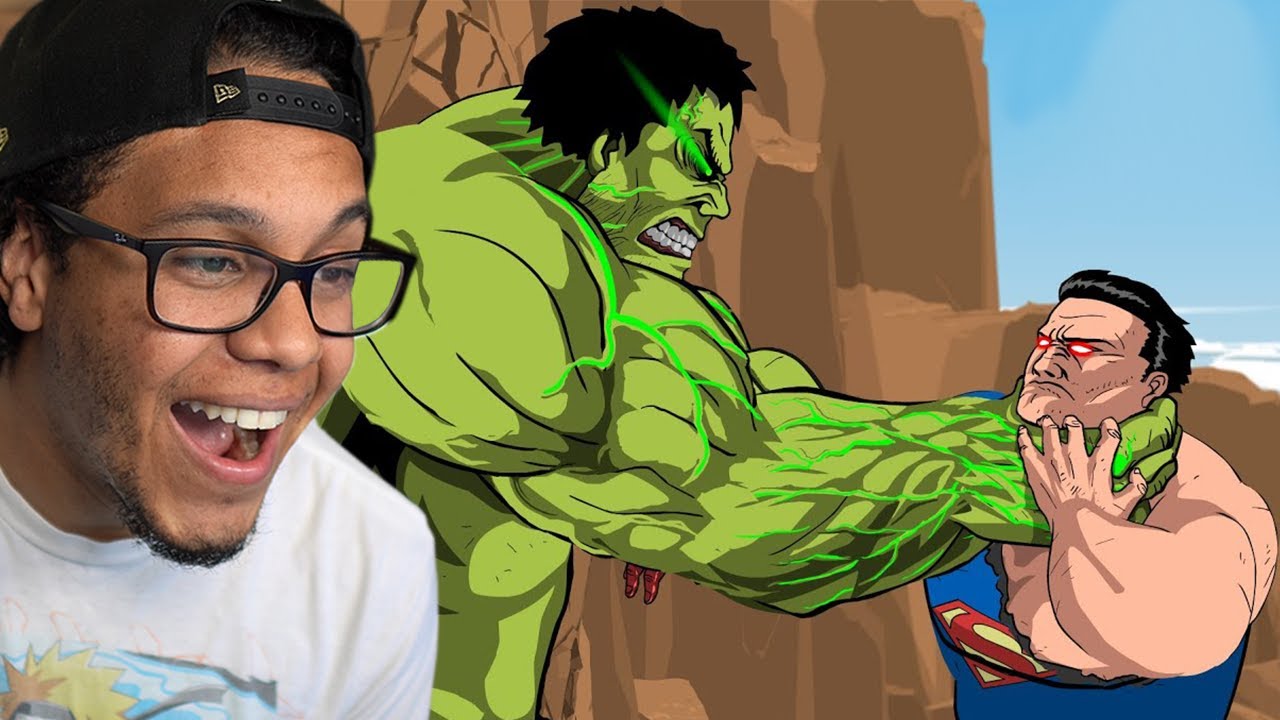 Reacting to SUPERMAN vs HULK (Part 2)