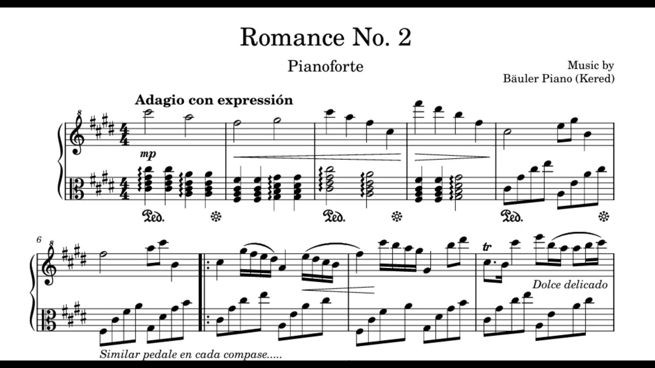 Bäuler | Romance No.2 Op.2 (Sheet)