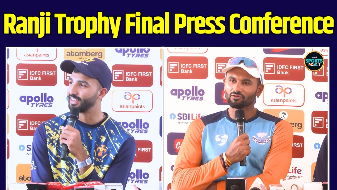 Ranji Trophy Final Press Conference By Devdutt Padikkal and Paras Dogra | SportsNext