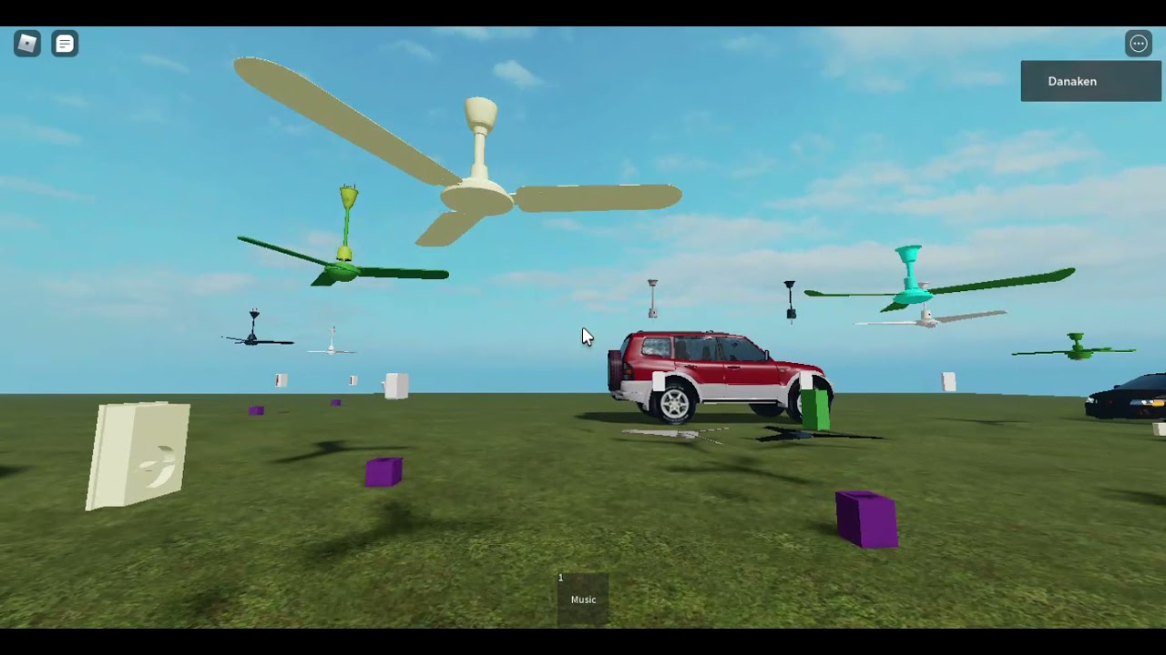 Ceiling fan land/house (Roblox)