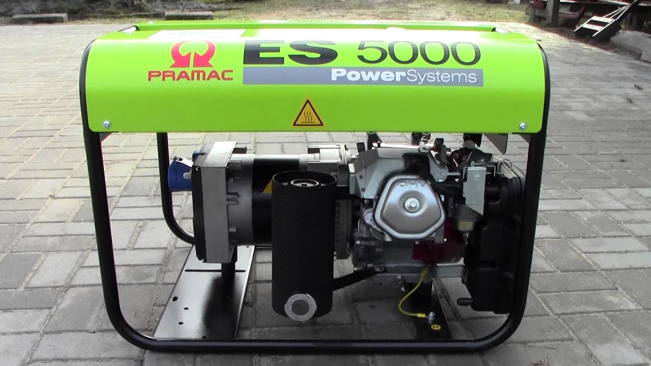 Agregat prądotwórczy Pramac ES 5000 jednofazowy z AVR