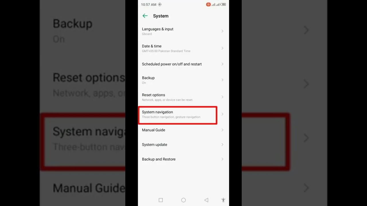 How to hide navigation button in infinix #shorts