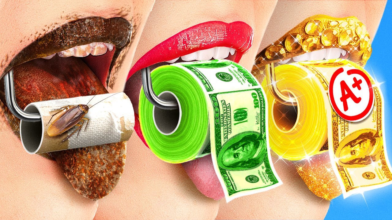الطالب الغني مقابل الطالب الفقير || أجهزة غالية ورخيصة في المدرسة مع نتائج غير متوقعة