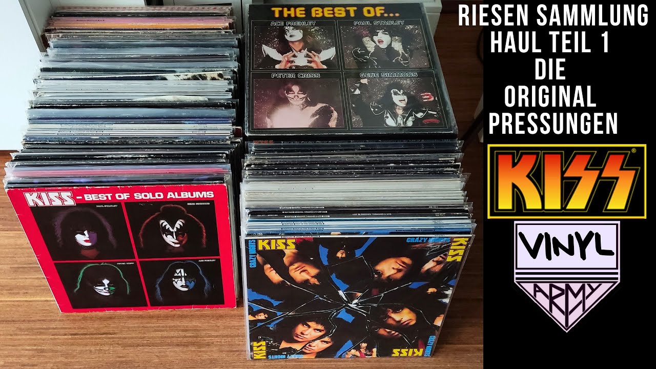 KISS Vinyl HAUL | Teil 1 der MEGA Schallplatten Sammlung die ich gekauft habe. Original Pressungen