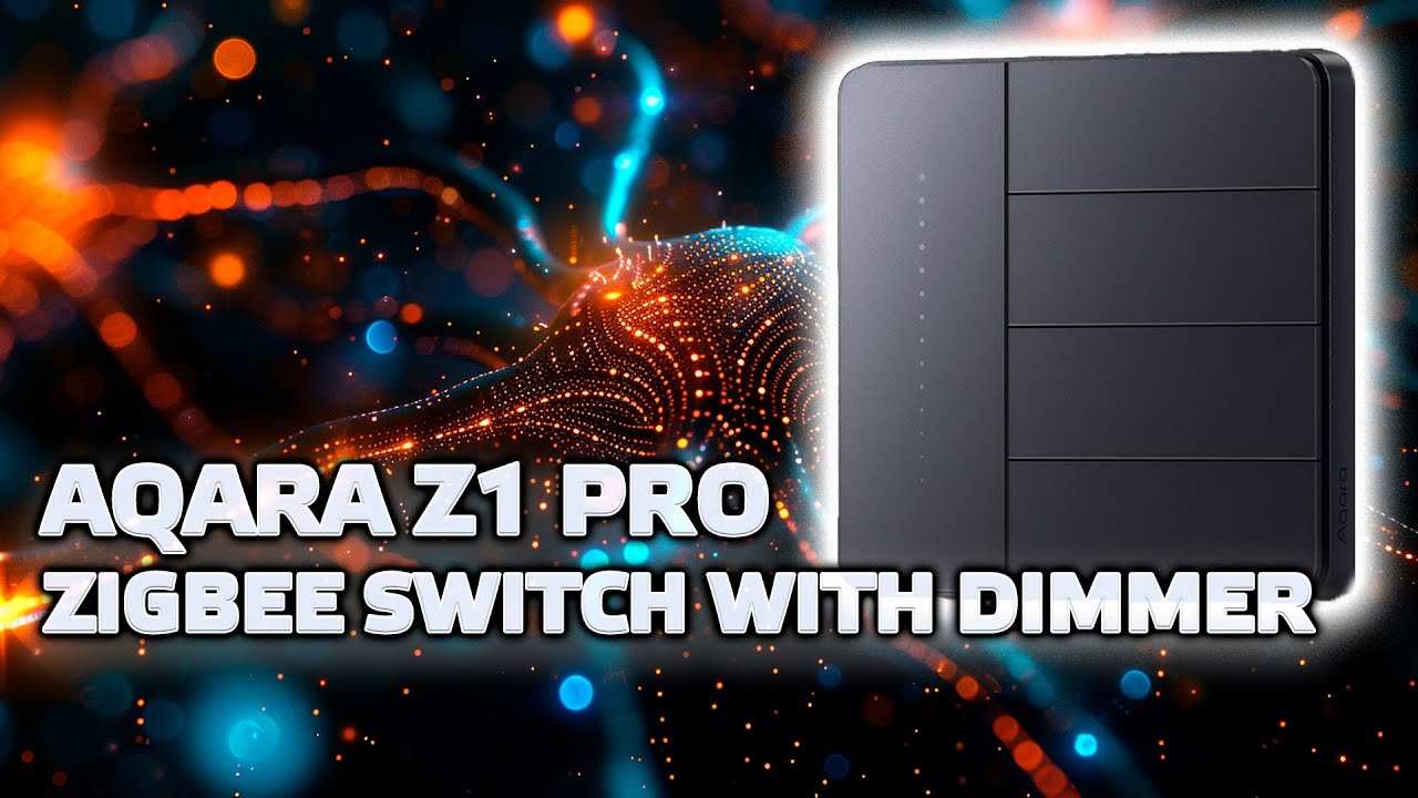 Aqara Z1 pro ZNQBKG45LM - четырехклавишный zigbee выключатель с диммером