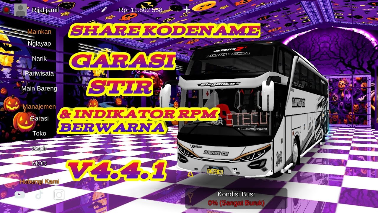 SHARE KODENAME GARASI STIR & INDIKATOR RPM BERWARNA V4.4.1