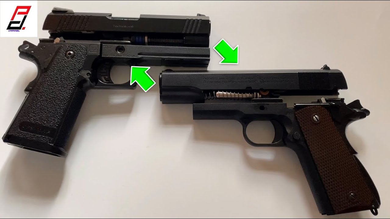 Hi-capa VS M1911 Swap Test เมื่อสลับร่างกัน จะเป็นอย่างไร ??! [Airsoft gun]