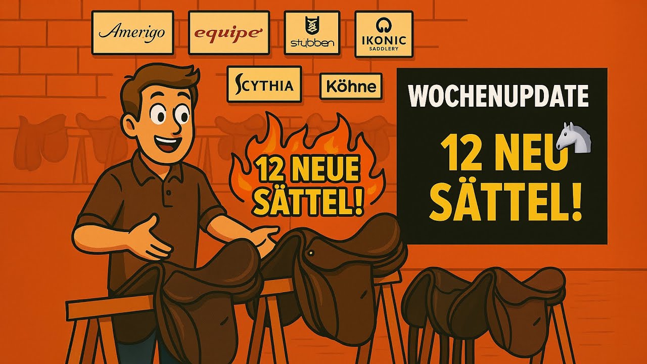 Wochenupdate 4 – 12 neue Sättel von Amerigo bis Koehne! | Reitsport-Rheinmain