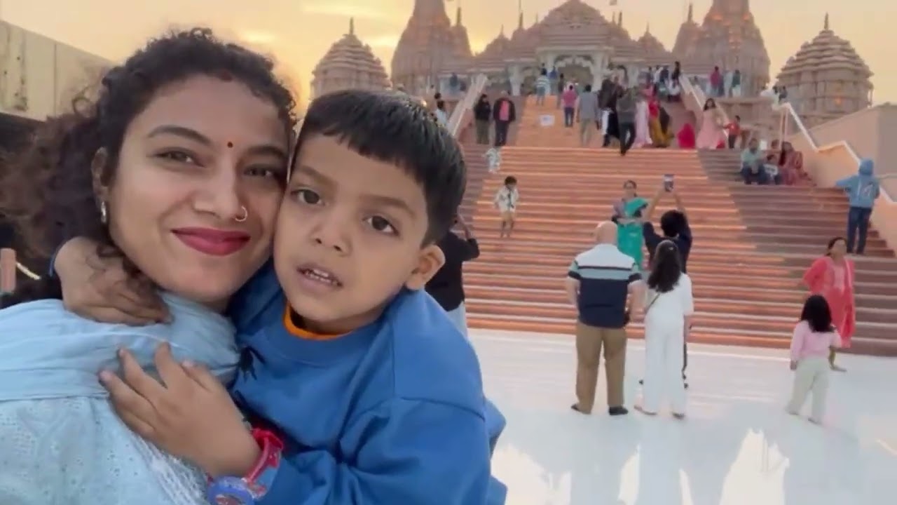 Abu Dhabi Ram Mandir Vlog 🙏🇦🇪 | Peace, Darshan & Prasad | First Hindu Mandir UAE