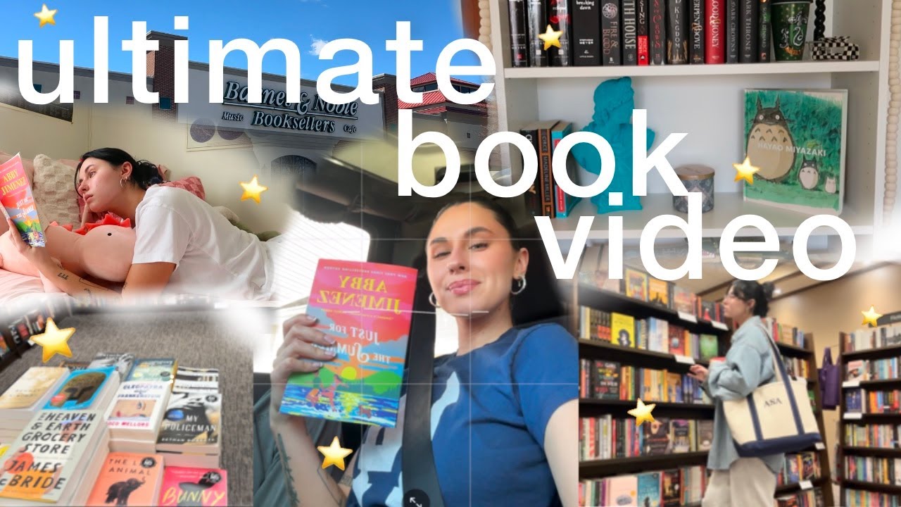 the ultimate book video | book shopping, reading vlog, new shelves + more ! 📖 ⭐
