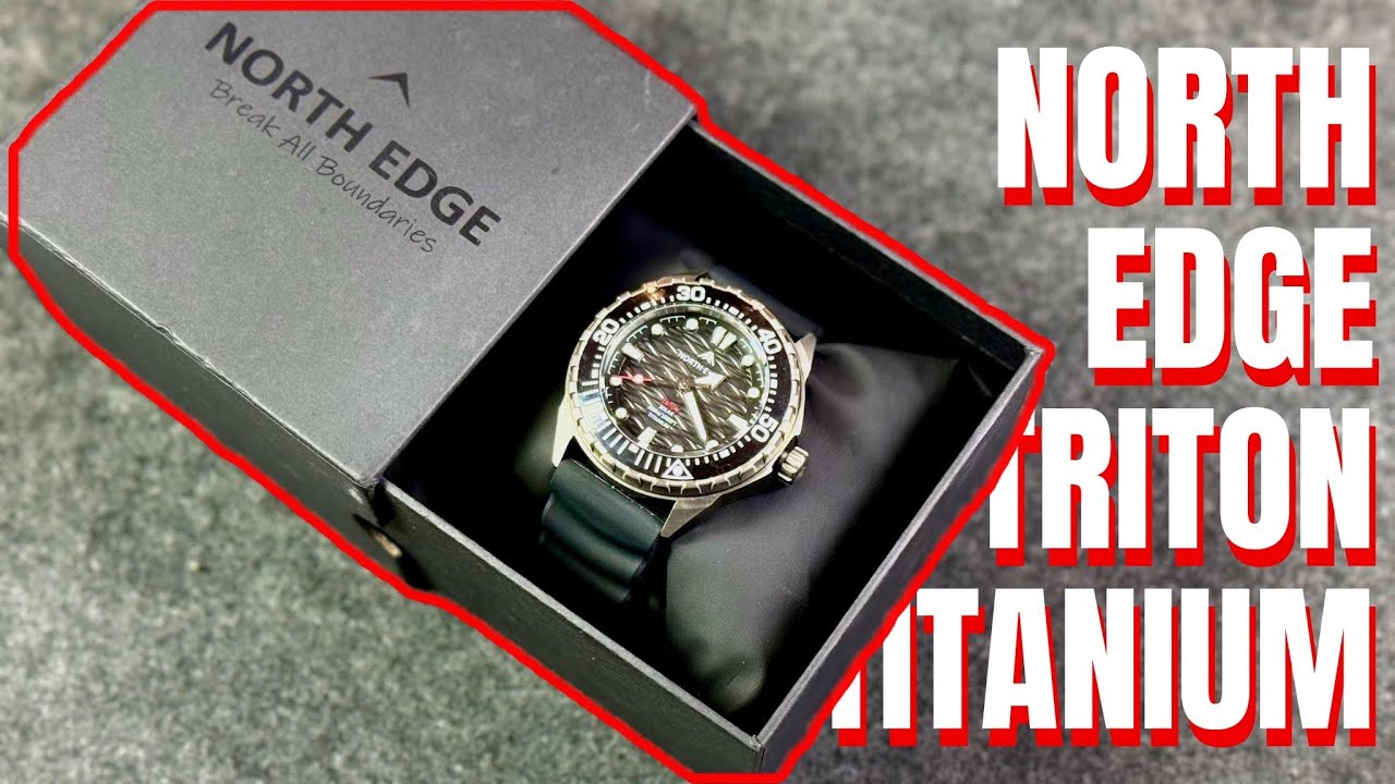 $50 Titanium Watch?! North Edge Triton-Ti Unboxing & First Look