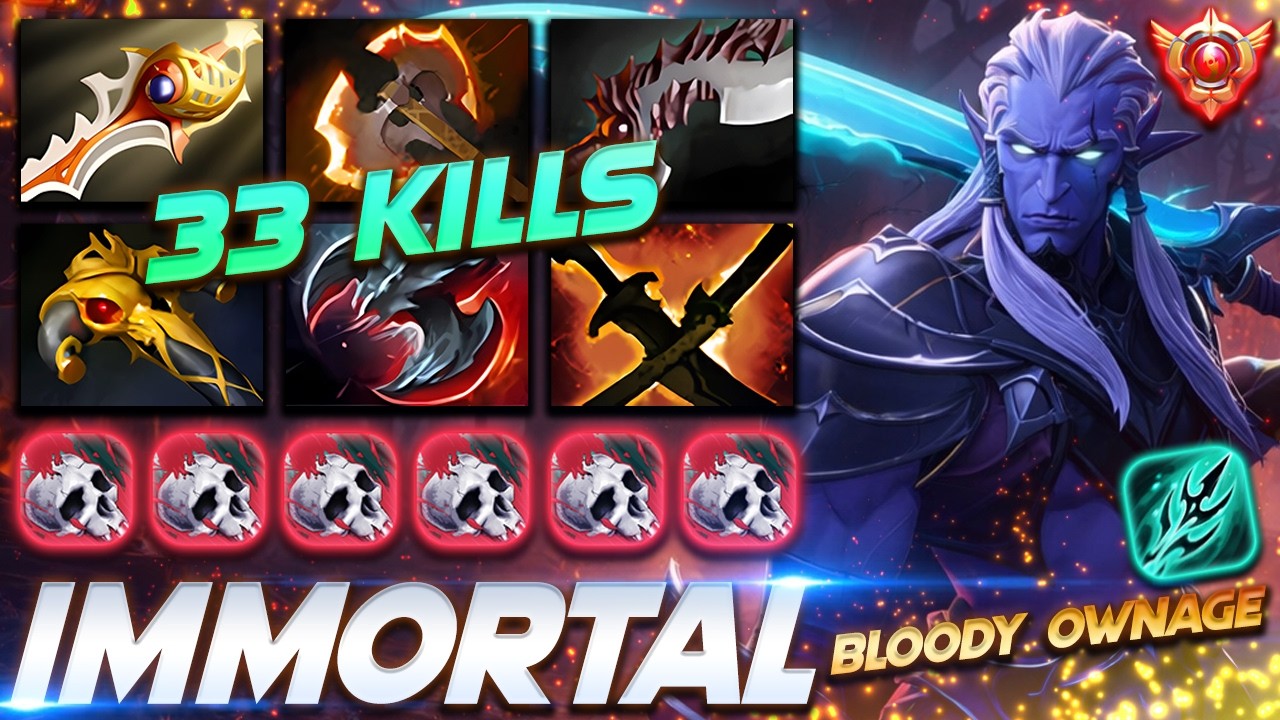 Phantom Assassin 33 KILLS - BLOODY OWNAGE - Dota 2 Pro Gameplay [Watch & Learn]