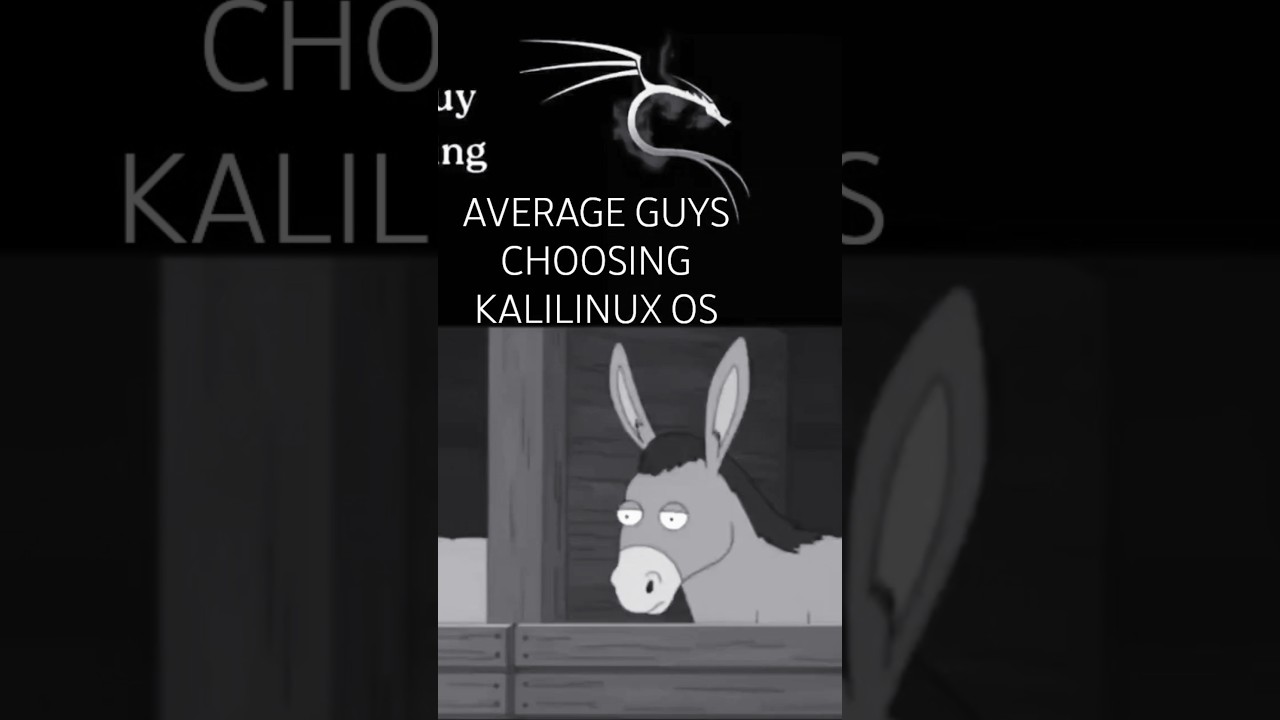 Average guys choosing kalilinux os, for there ethical hacking carriers #kalilinux #kalios #whos