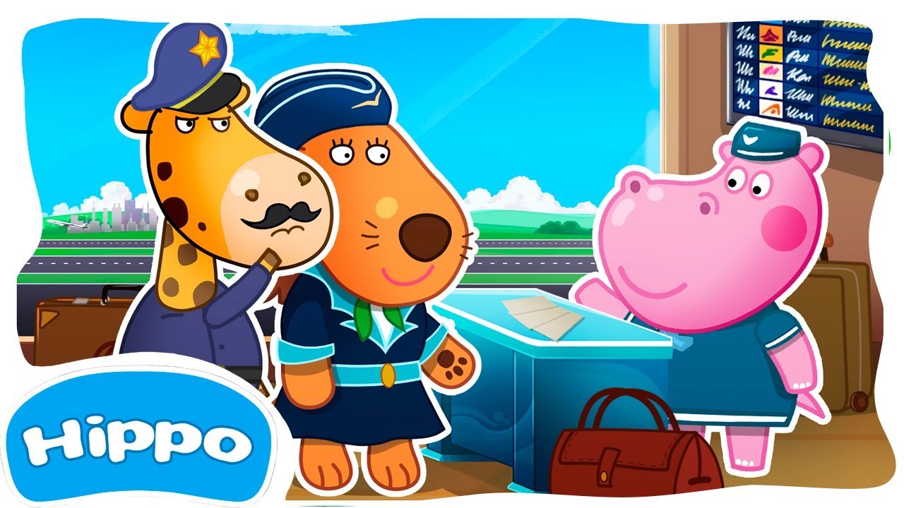Hippo 🌼 Aeroporto Professioni 🌼 affascinanti giochi 🌼 Cartone animato Recensione del gioco