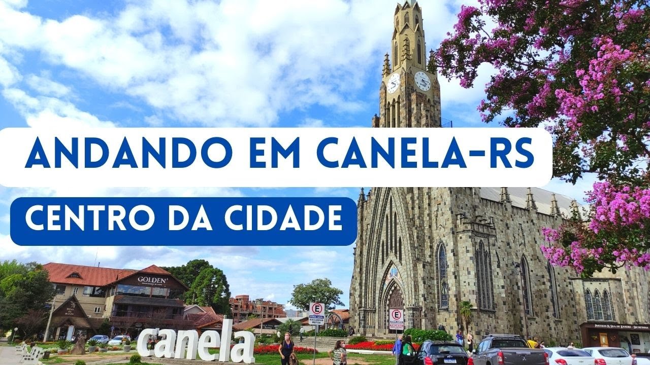 Andando no centro de Canela | 08/02/2022