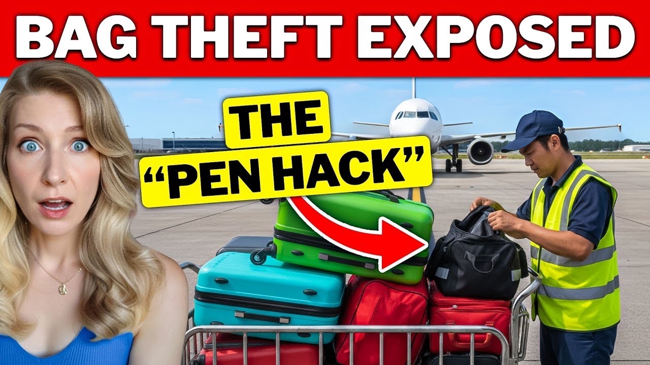 10 PROVEN Ways to Prevent Luggage Theft (BEWARE the Pen Hack!)