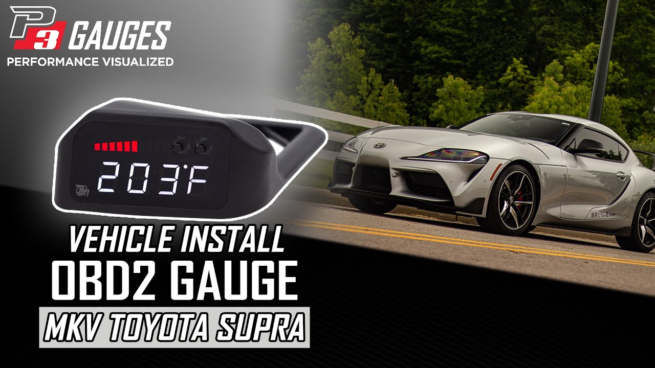 MKV Toyota Supra Multi-Gauge Install | P3 Gauges