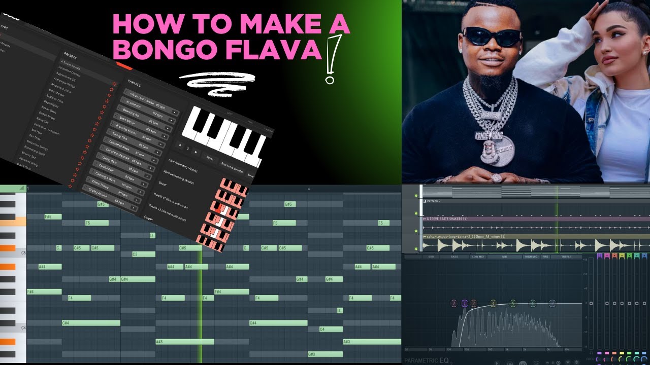 How to make a Bongo Flava beat in the easiest way using FL Studio 21.