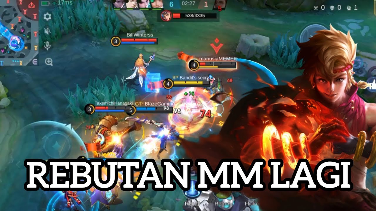 Hanabi Midlane!! Masih aja ada yang rebutan MM!!!