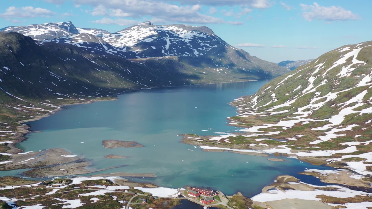 Eidsbugarden - Height 1060 moh - Bygdin - Jotunheimen - Vang - Valdres - Norway 🇳🇴 Norge - Drone 4K