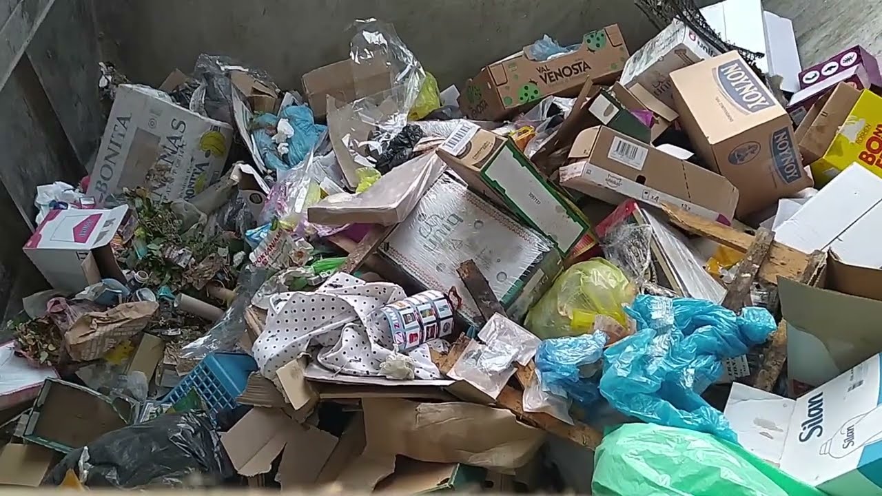 Trash transfer  station Waste compactor Mixed waste Hydraulic pressure 15/110bar Original sound only