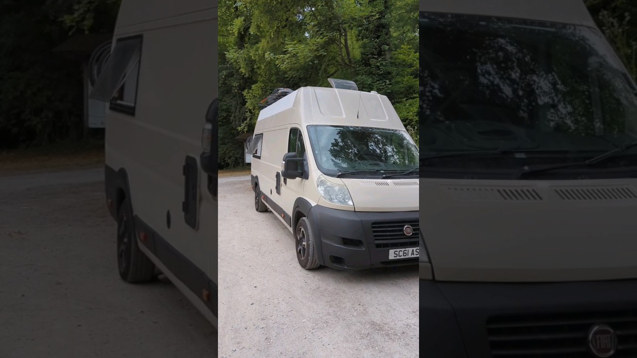 Giving our van conversion a fresh coat of paint for under &pound;100 #vanlife #shorts #diy #travel