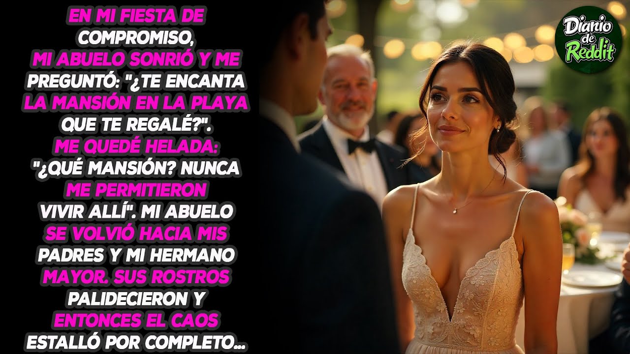 En mi fiesta de compromiso, mi abuelo sonrió y preguntó: 
