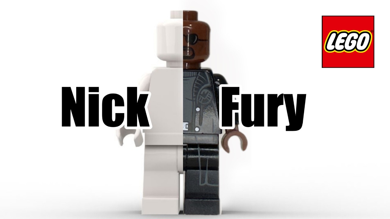 Nick Fury reinterpretado en LEGO | Custom Minifigure