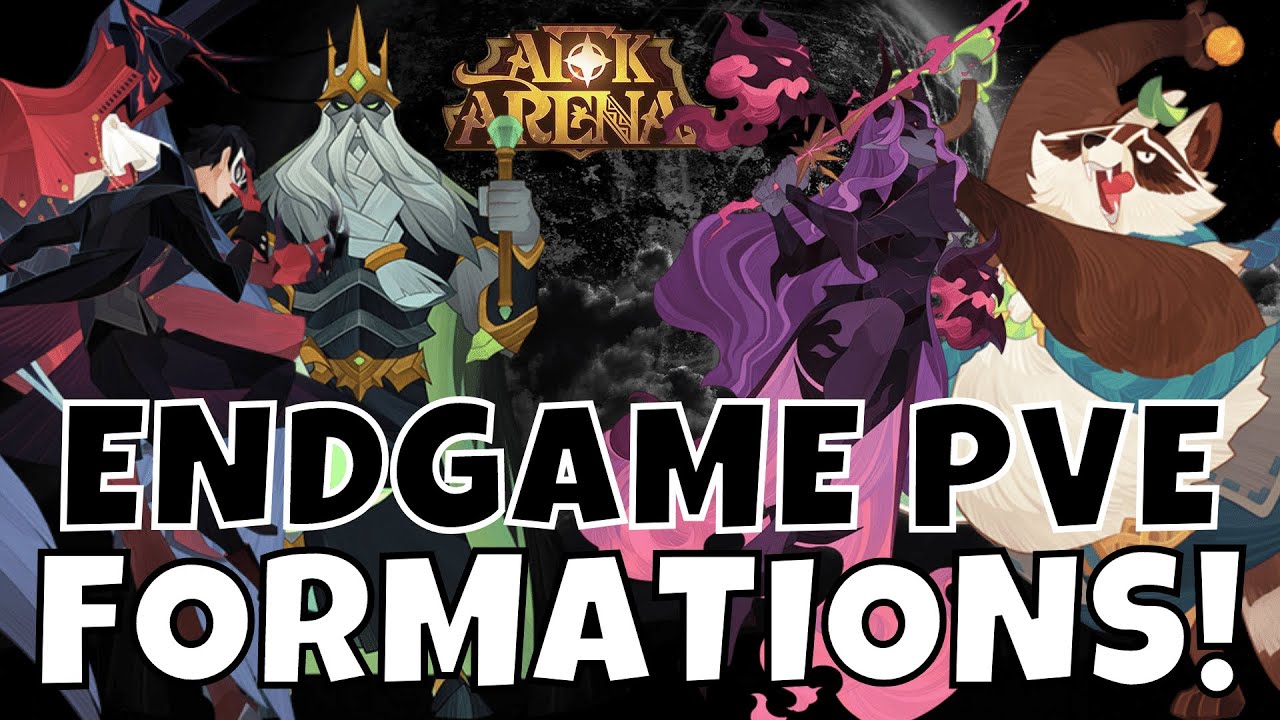 AMAZING VISUAL INDEPTH ENDGAME PVE GUIDE! [AFK ARENA GUIDE]