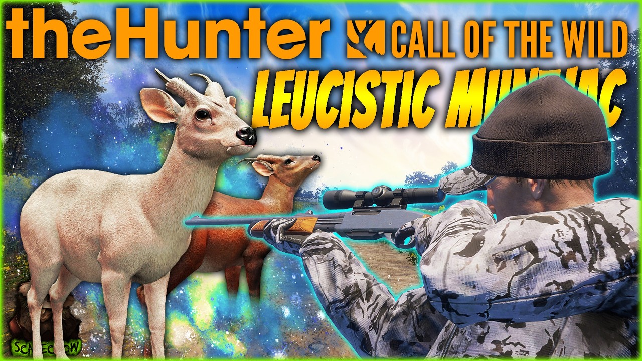 We Hunted Our FIRST Leucistic Northern Red Muntjac Deer! Call of the wild