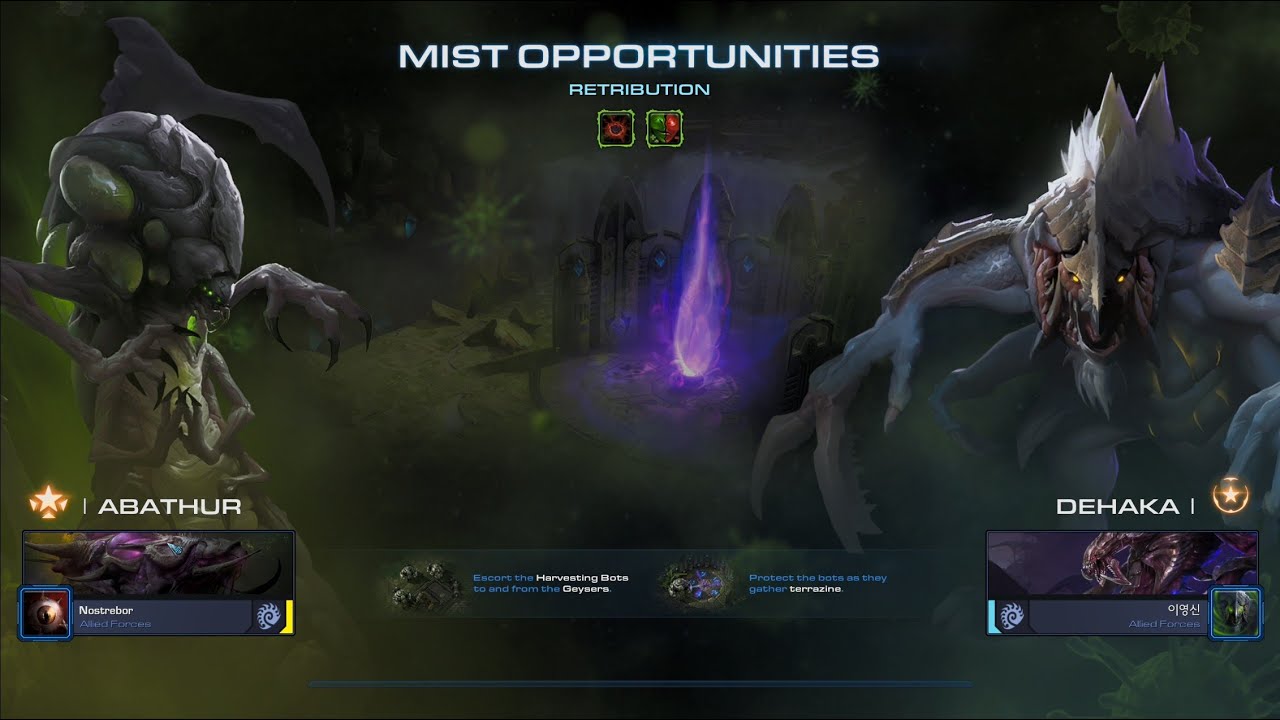 STARCRAFT 2 COOP MUTATION: RETRIBUTION | ABATHUR & DEHAKA | @dehakaburger5410