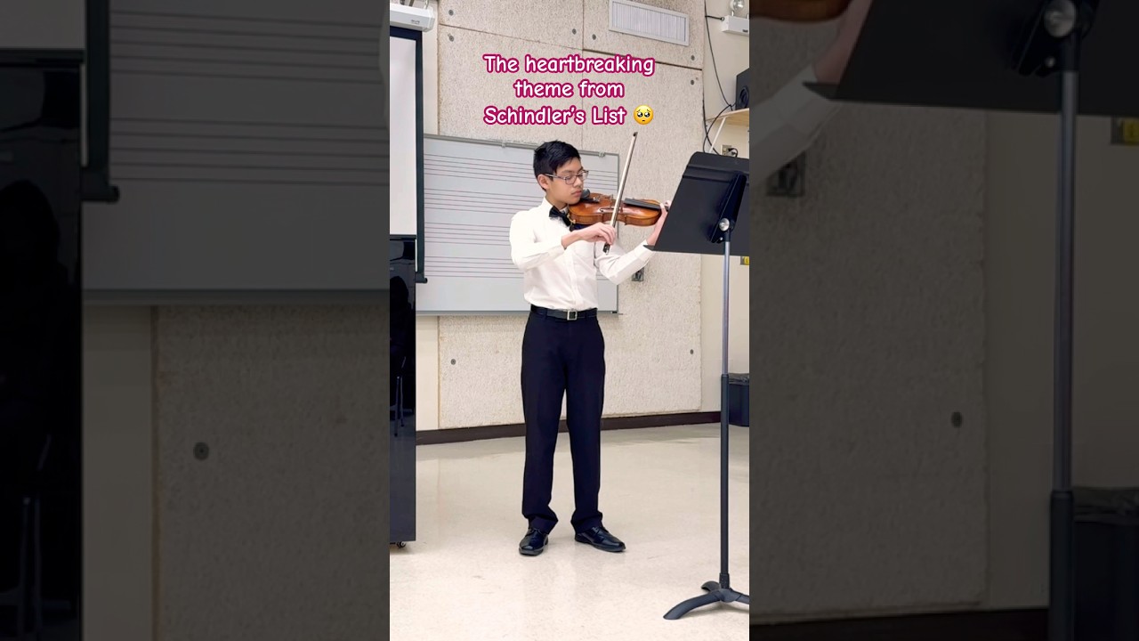 Schindler’s List by John Williams 🎻 