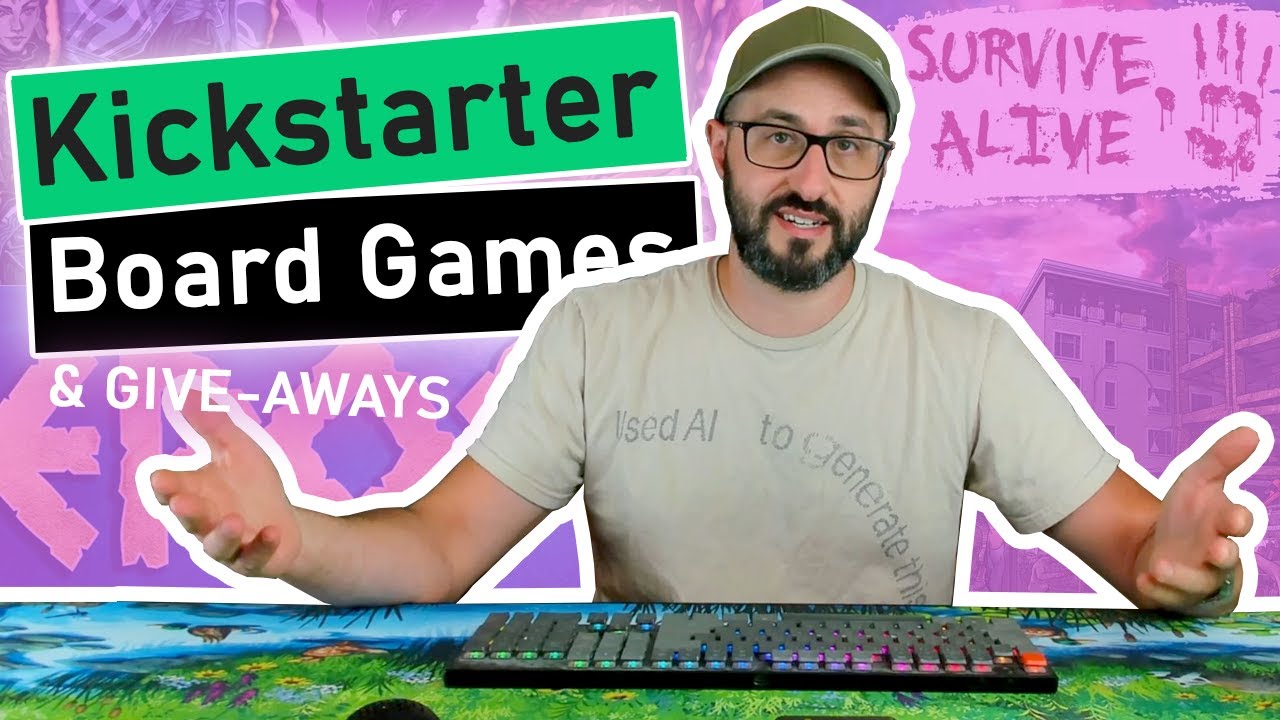 18 Crowdfunded Board Games | EPOS: A Gentes Game, Survive Alive, Jurassic Feud, Sleeve Kings, Verdun