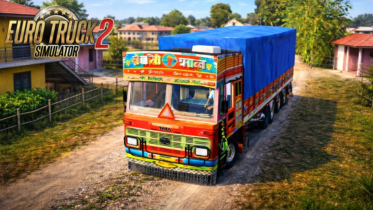 TATA 2818 CHALLENGE! 🔥 NARROW MUDDY RASTA KYA CROSS HOGA? (ETS2)