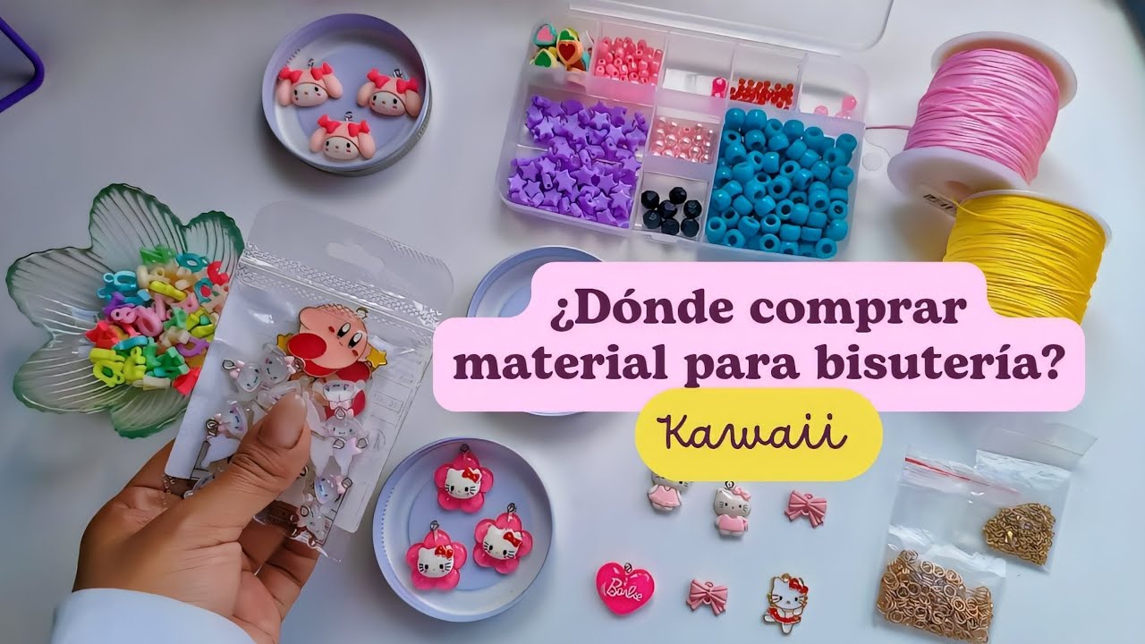 Tiendas de insumos para bisutería kawaii / online y  físicas
