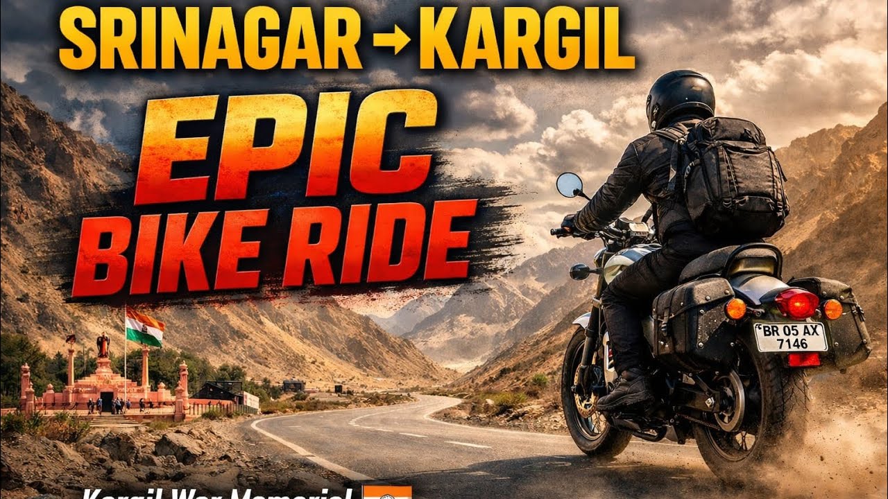 SRI NAGAR TO KARGIL | 🤩 Visit Kargil War Memorial CHAMPARAN TO LADAKH  Ep#10