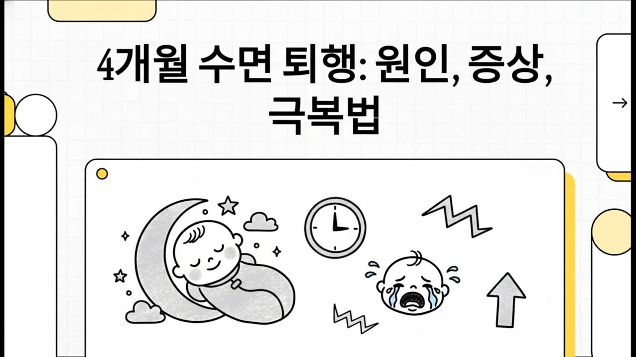 4개월 수면퇴행 시작? 😵‍💫 | 4 Month Sleep Regression (Baby Sleep Guide)