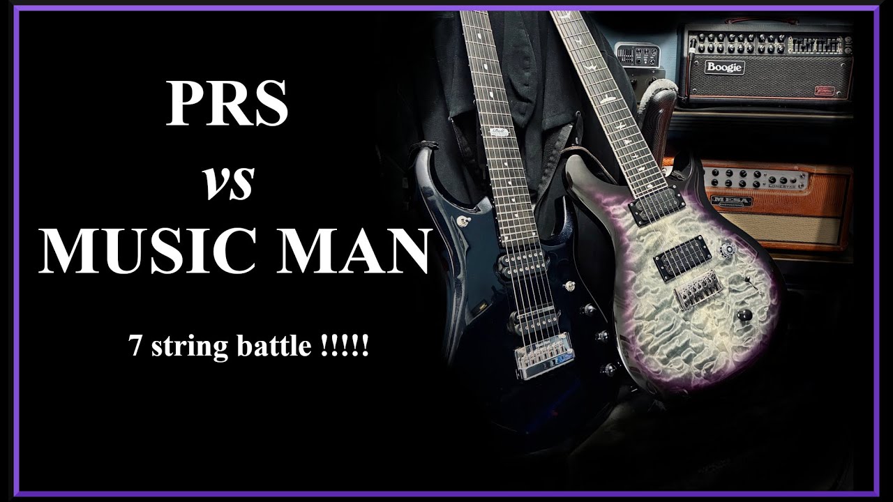 PRS Holcomb 7 VS MusicMan JPXI 7