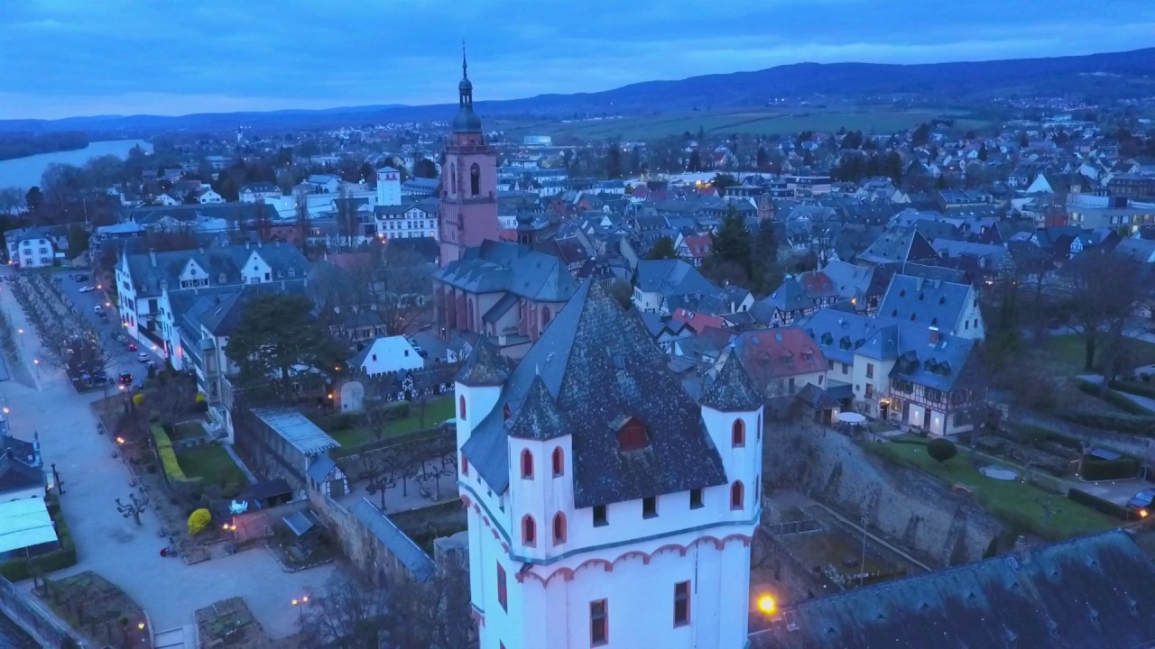 Eltville / Rhein Drone Footage