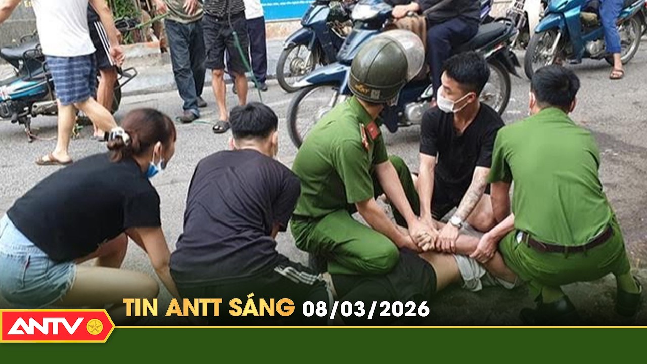 Tin tức an ninh trật tự nóng, thời sự Việt Nam mới nhất 24h sáng 8/3 | ANTV